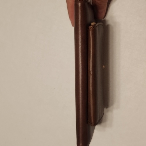 Beautiful Buxton Heiress Brown Leather RFID Long Wallet, Kisslock Pouch EUC - Picture 15 of 16